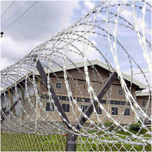 high quality stainless steel diamond razor wire fence